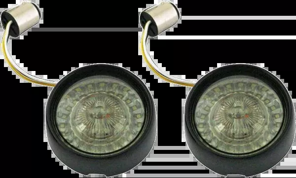 Custom Dynamics Bullet Turn Signal – 1157 – Gloss Black – Smoke Lens