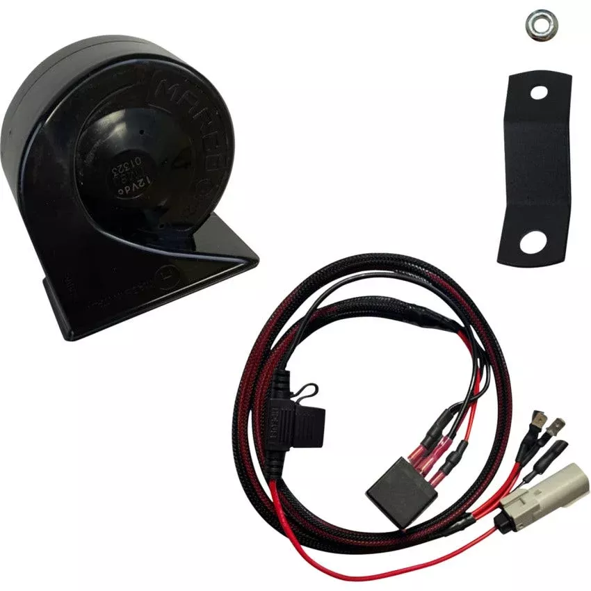 Custom Dynamics CD-HORN-25ST Electromagnetic Dual Horn Kit 4 Harley-Davidson