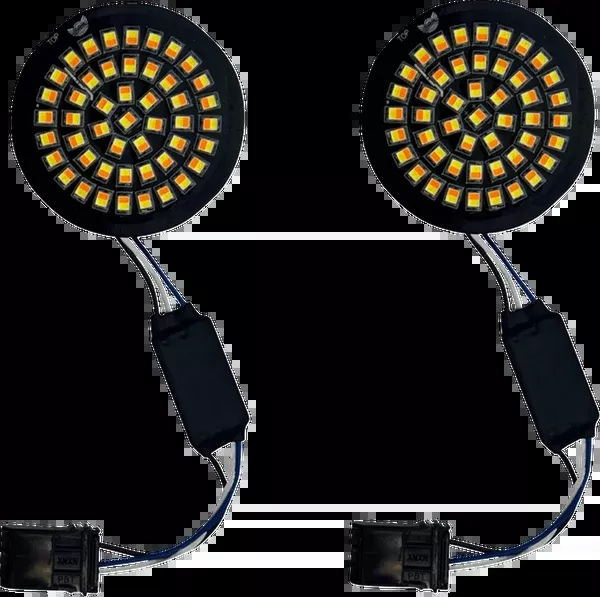 Custom Dynamics Genesis 4 Front Turn Signals - Amber/White