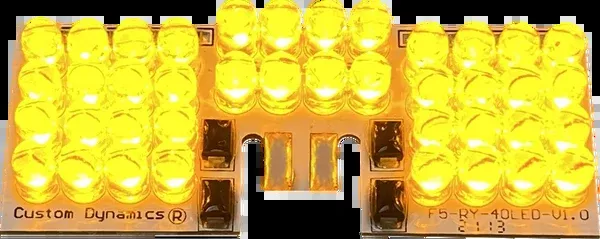 Custom Dynamics LED Fender Tip Boards – Amber
