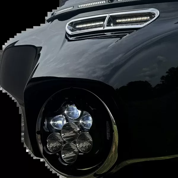 Custom Dynamics LED Headlight – Shark Demon – Harley-Davidson