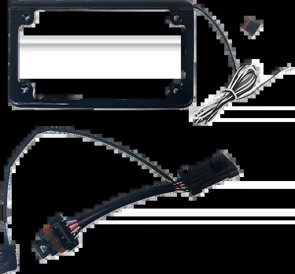 Custom Dynamics Lighted License Plate Frame – Gloss Black – General