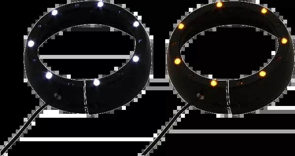 Custom Dynamics Lighted Passing Lamp Trim Ring '96-'05 FLHT - Black