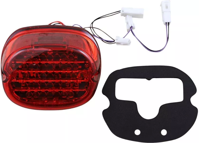 Custom Dynamics Low Profile LED Light Integrated Indicators No Window Red Lens