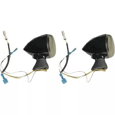 Custom Dynamics ProBEAM Dynamic Ringz Front LED Turn Signals Black Scout 15-20