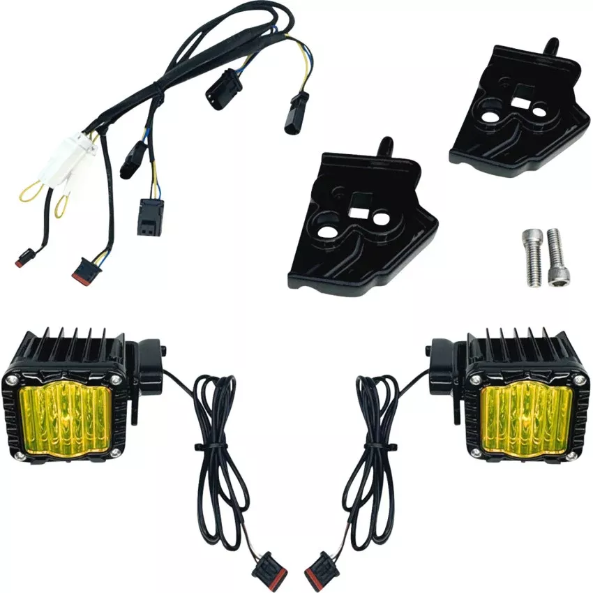 Custom Dynamics SD-SG-FT-YB Shark Demon High-Performance LED Front Turn Signals