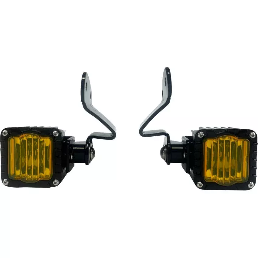 Custom Dynamics Shark Demon LED Front Turn Signals for Harley 23-25 FLTRX