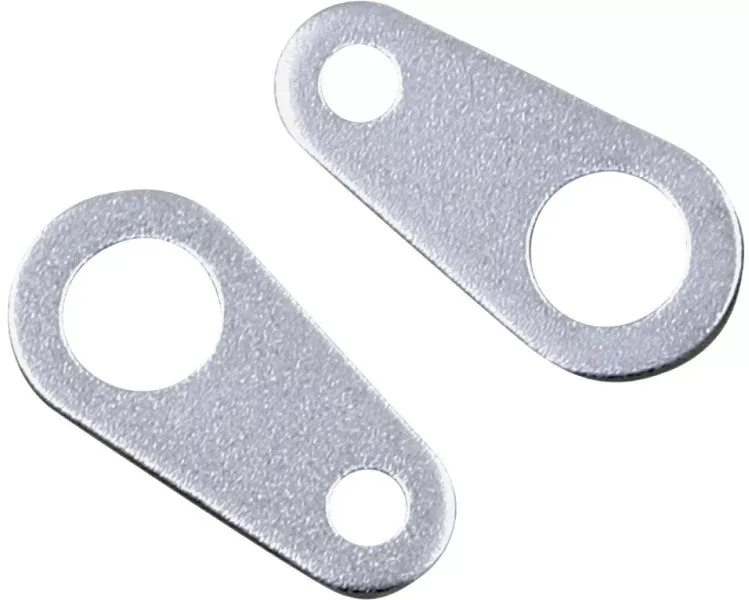 Custom Dynamics Silver Micro Bullet LED Turn Signal Straight Bracket Mount