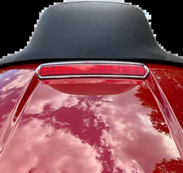 Custom Dynamics Tour Pack Lid Light – Chrome/Red