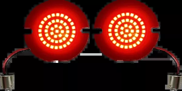 Custom Dynamics Turn Signal Insert - LED - Red - Flat
