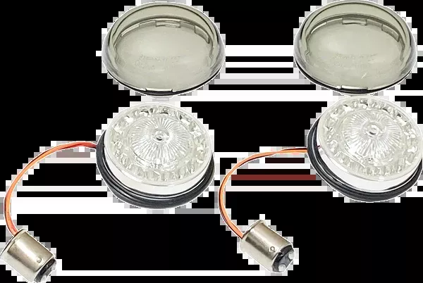 Custom Dynamics Turn Signal Insert – Red/Smoke