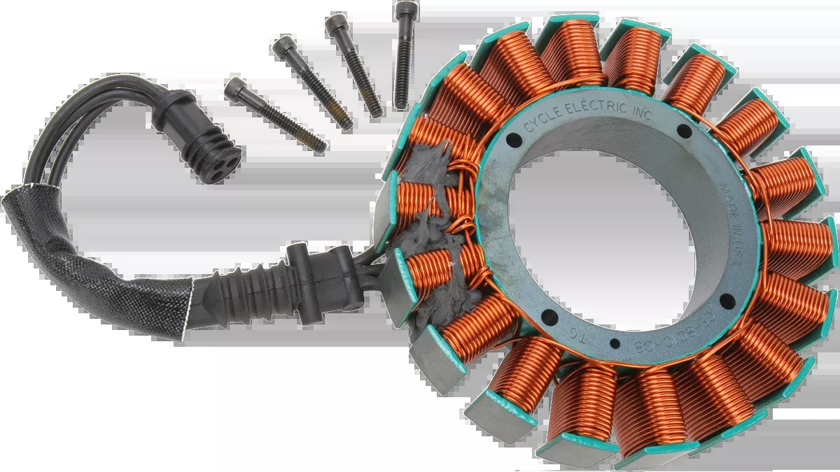 Cycle Electric 12V Stator 50 Amps for 2008-2017 Harley SoftailFat Bob Boy FXDB