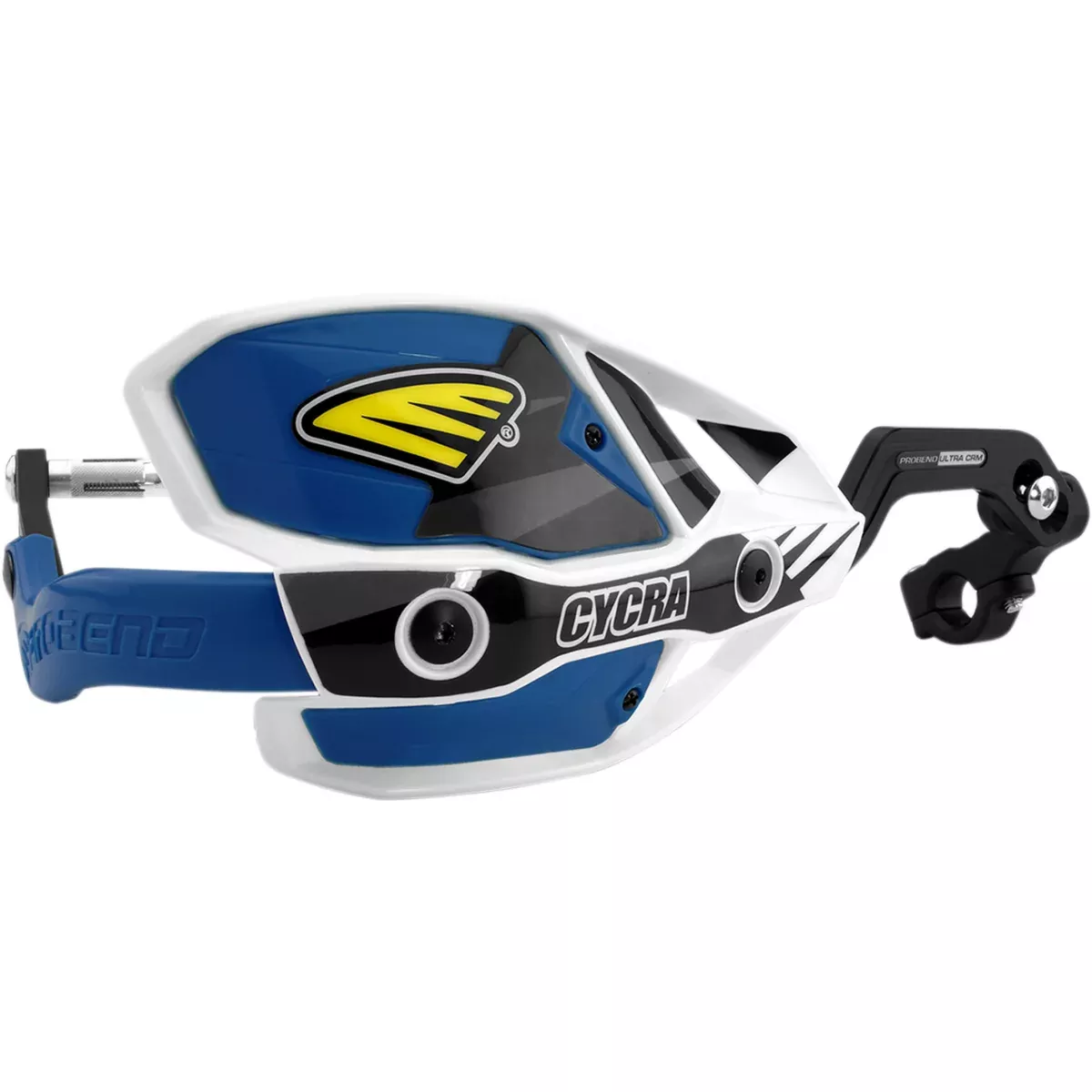 CYCRA 0635-1190 1CYC-7407-88X 7/8" Ultra Probend CRM Wrap Around Handguards Handguards - Ultra - White/Husqvarna Blue