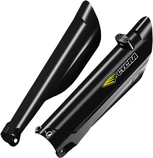Cycra Black Plastic Lower Front Fork Guards (1CYC-6905-12)