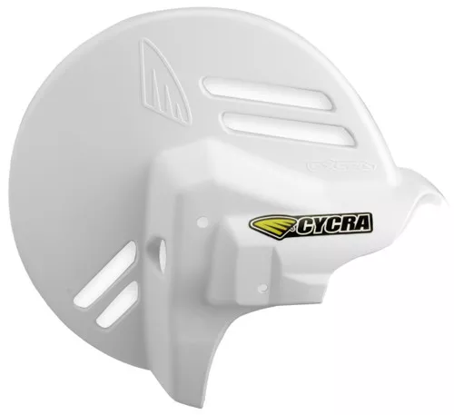 Cycra Works White Plastic Front Brake Disc Cover (1CYC-1093-42)