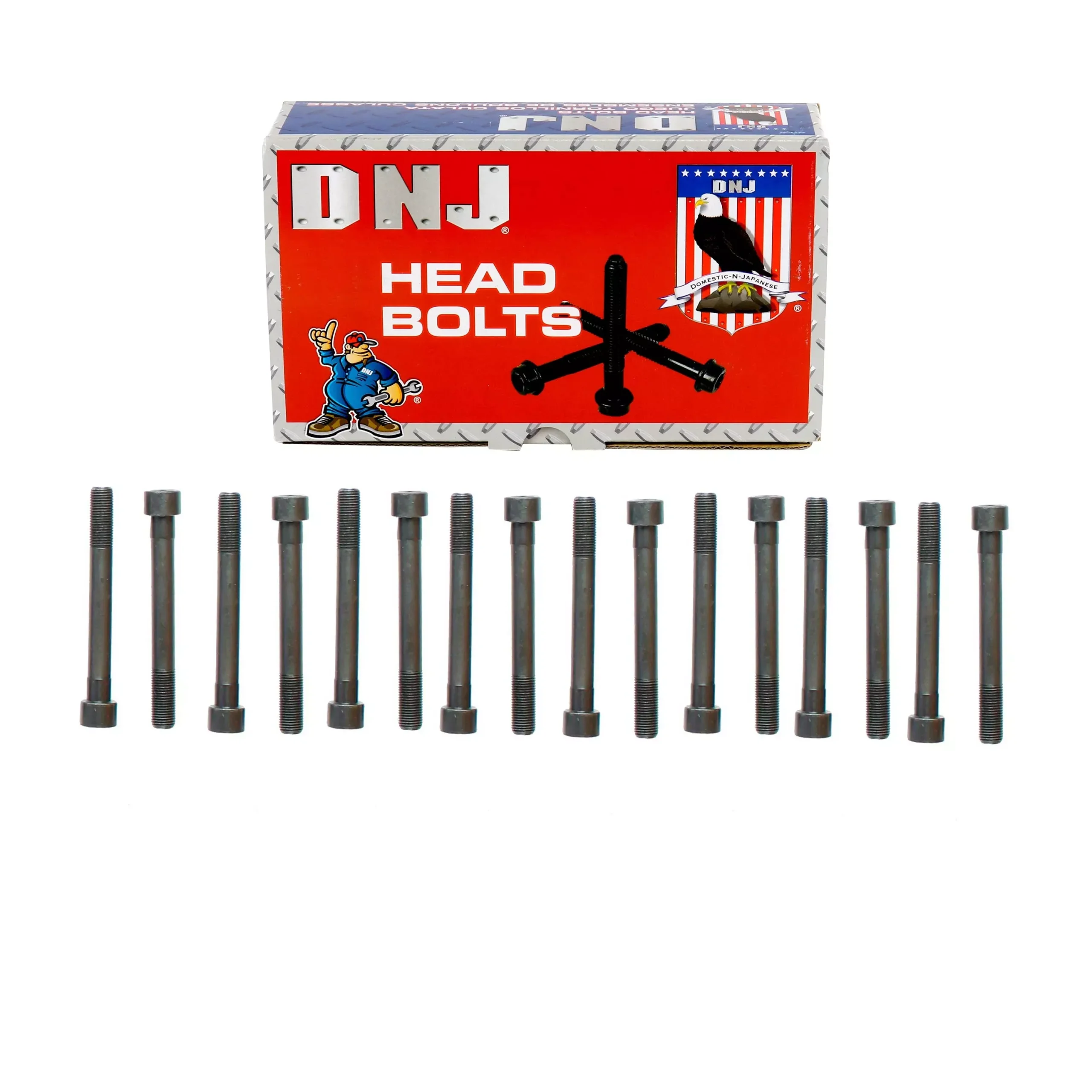 Cylinder Head Bolt Set 1987-2012 Chrysler,Dodge,Hyundai,Kia,Mitsubishi,Plymouth 3.0L-3.8L