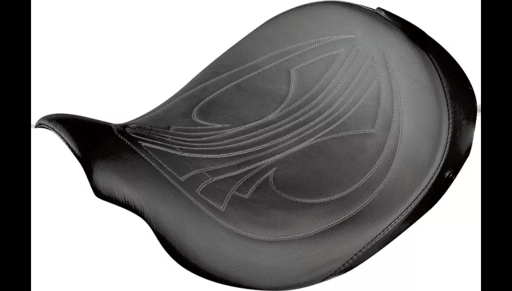 Danny Gray Airhawk Bigseat Harley Backrest Drag Stitch W/Gray Thread 08-23 FL