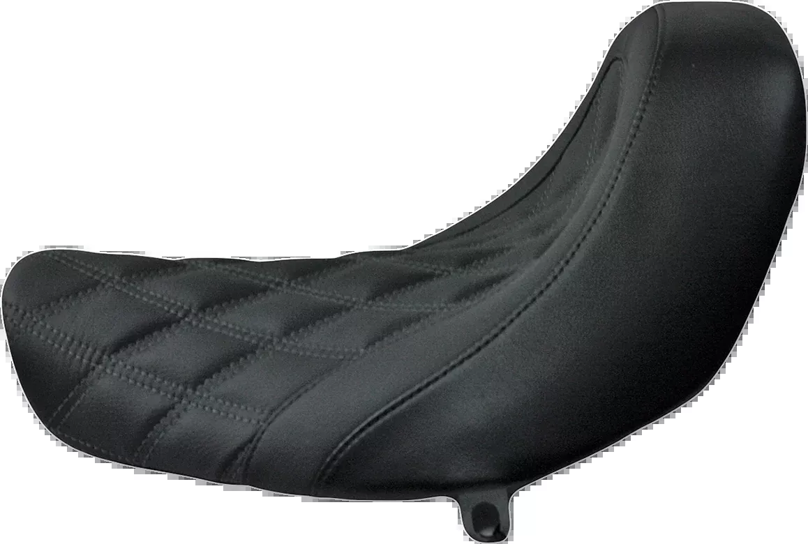 Danny Gray Diamond Stitched Weekday Solo Seat 2008-2011 Harley Softail Rocker