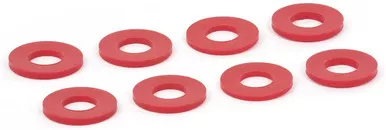 Daystar KU71074RE Red D-Ring Shackle Washers Set of 8, Made in America
