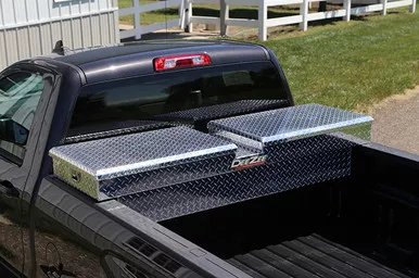 Dee Zee DZ8370WH Full Size White Double Lid Gull Wing Tool Box
