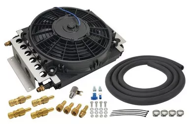 Derale 13900 Electra-Cool Remote Cooler, Black