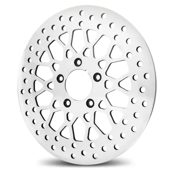 DNA Chrome 11.5 Polished Stainless Steel Front Brake Rotor M-RT-2160 Harley 84-Up