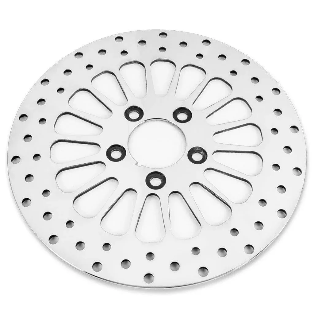 DNA Super Spoke Polished Rear 11.8 Disc Rotor Only Harley Touring FLH/T