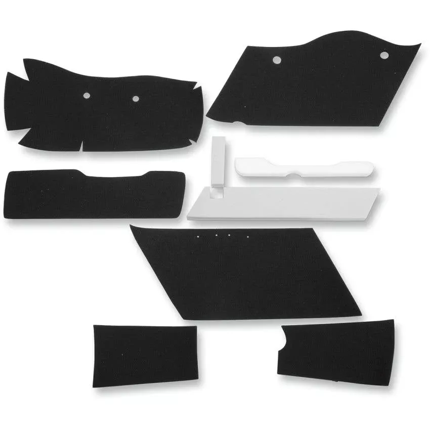 Drag 4" Extended Saddlebags and Lid Liner Kit for Harley Touring
