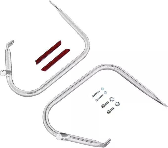 Drag Chrome Saddlebags Guards Support Kit OE Repl 4928309 Harley Touring 09-13