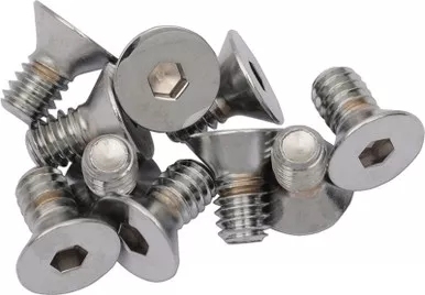 Drag Specialties 1/4X20X1/2 Chrome Flat Head-DS192357