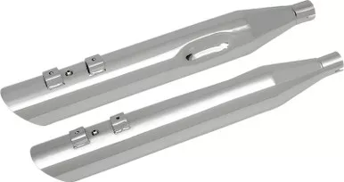 Drag Specialties 3.5" Mufflers for '95-'16 FL - Chrome-1801-1183