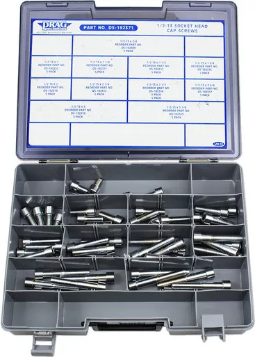 Drag Specialties 7/16 Chrome Socket Assortment-DS192370