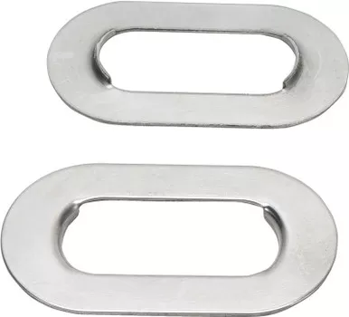 Drag Specialties Axle Adjuster Plate - Stainless Steel - FX/FXST-DS-222823