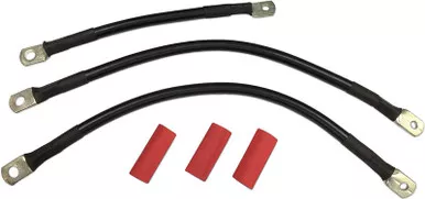 Drag Specialties Black Battery Cable Set - '93-'08 FL-2113-0661