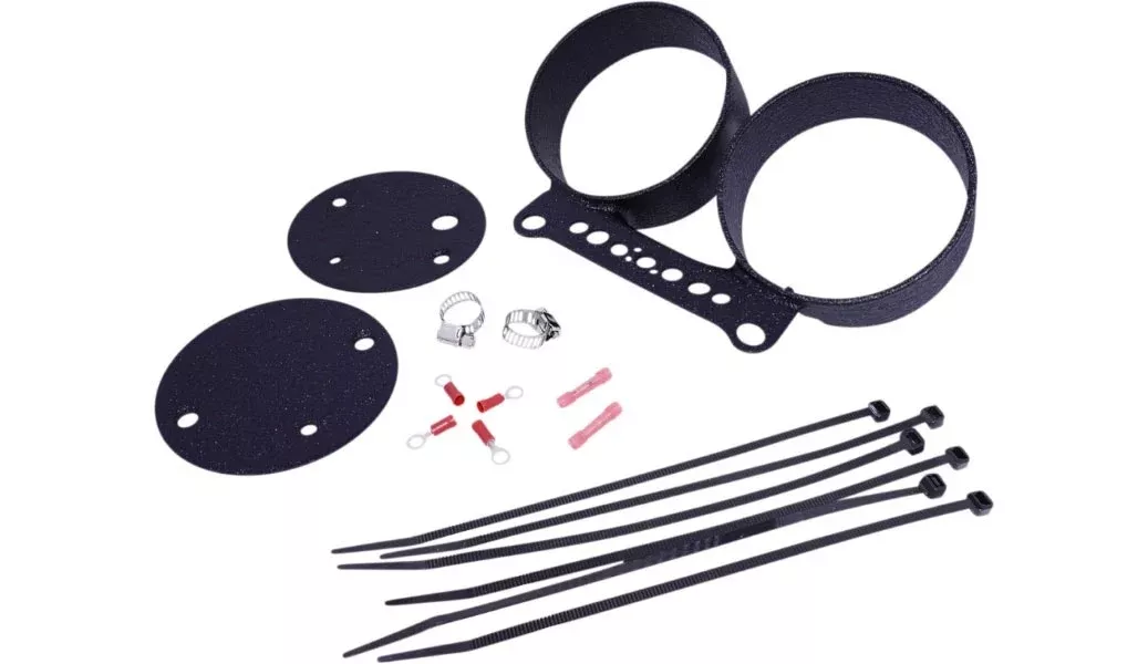Drag Specialties Black Double Gauge Mount OE 67294-95A Harley FXDX XL 95-05