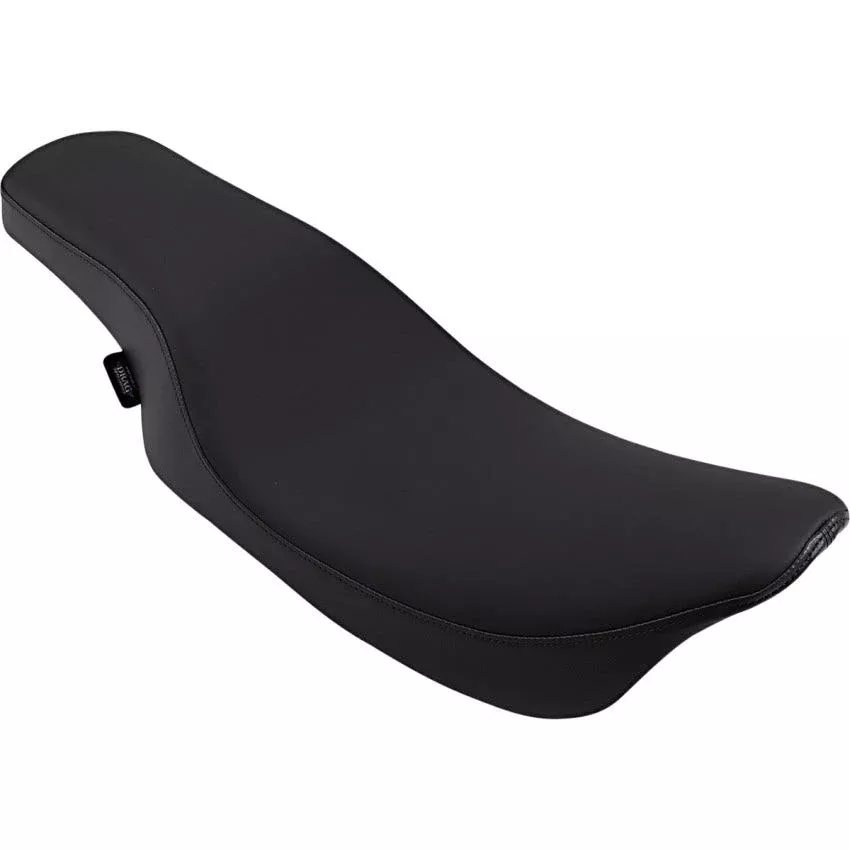 Drag Specialties Black Smooth Spoon Style 2-Up Seat for Harley 97-07 Touring