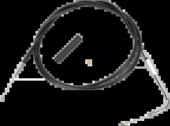 Drag Specialties Black Vinyl 58" Motorcycle Throttle Cable 1996-21 Harley FXR