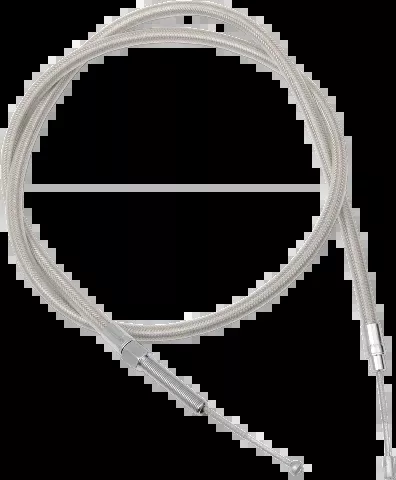 Drag Specialties Braided Clutch Cable fits 1986-2013 Harley Dyna Touring Softail
