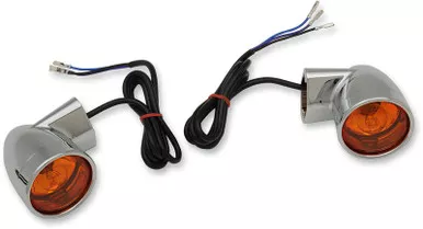 Drag Specialties Bullet Turn Signal Lights FLT - Chrome-2020-1377