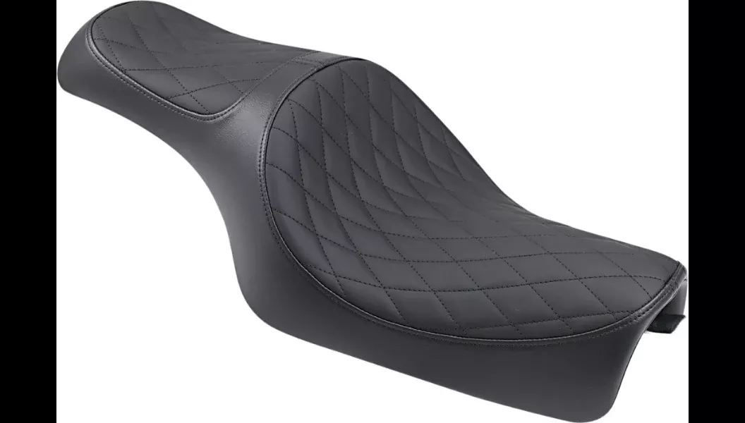 Drag Specialties Caballero Diamond Stitch 2-Up Seat 4 Harley 04-22 XL Models