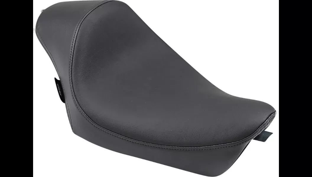 Drag Specialties Café-Style Smooth Vinyl Black Seat 4 Harley 04-22 XL Models