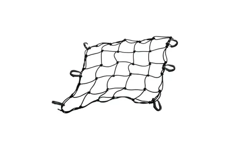 Drag Specialties Cargo Net with Plastic Hooks -15" x 15" -Each