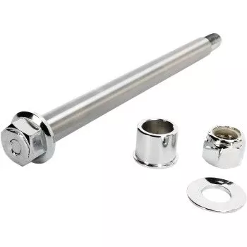 Drag Specialties Chrome Front Axle Kit 00-06 Harley Springer Softail 0214-0951