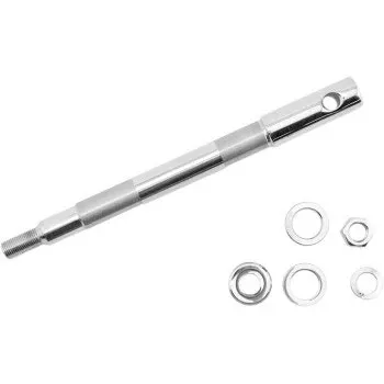 Drag Specialties Chrome Front Axle Kit Harley Dyna Sportster FXD XL FXR DS223036