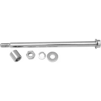 Drag Specialties Chrome Rear Axle Belt Drive Kit Harley Big Twin 4 Speed 80-86
