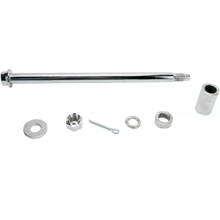 Drag Specialties Chrome Rear Axle Kit Harley Softail FX FL 00-07 DS223047