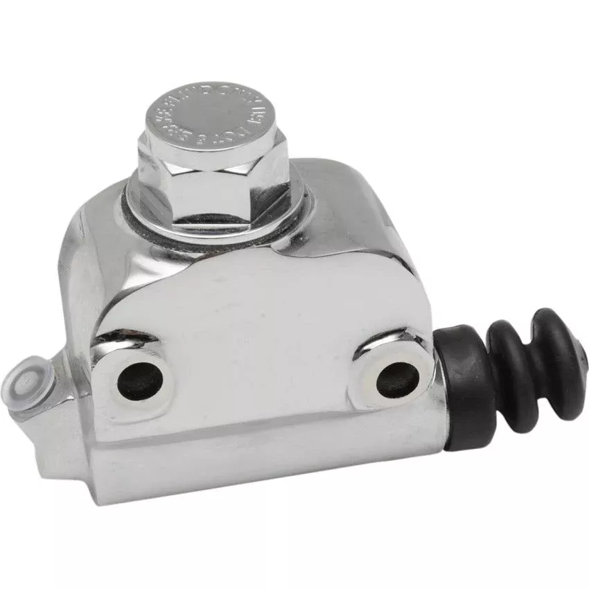 Drag Specialties Chrome Rear Master Cylinder for Harley 1973-1979 Dyna/Softail
