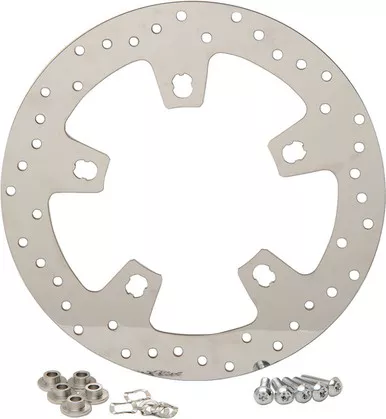 Drag Specialties Drilled Brake Rotor - Front - 11.8" - Touring-1710-2403