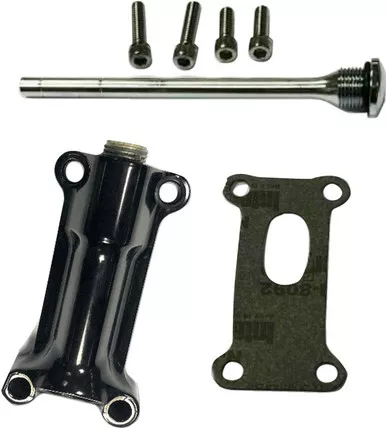 Drag Specialties Engine Oil Spout Kit - Black-0710-0256