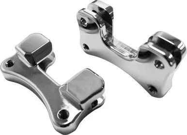 Drag Specialties Fender-To-Fork Adapters - Chrome-1410-0095